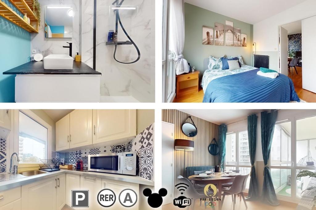 Appartement Proche & Paris-2 Min Gare Noisy-le-Grand